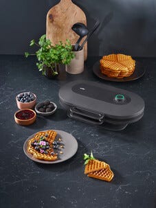 Wilfa Joy Double dobbelt vaffeljern WM5DB-200P, svart