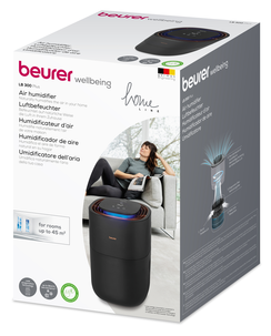 Beurer LB 300 Plus luftfukter svart, 45 m²