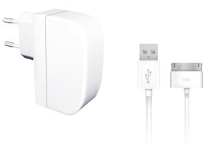 Exibel lader for iPod/iPhone/iPad