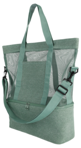 Stor strandväska med kylväska på 8 liter