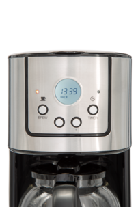 Kaffebryggare med timer, 1,5 liter