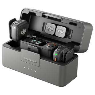 DJI Mic 3 trådlöst mikrofonsystem (2 TX + 1 RX + Charging Case)