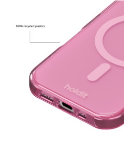 Holdit Transparent Case MagSafe iPhone 17 mobilskal