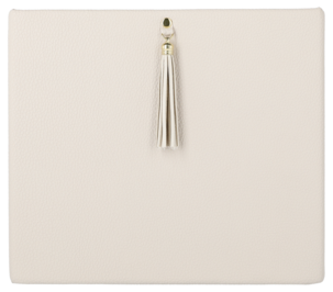 Kvadratisk oppbevaringsboks, lærimitasjon