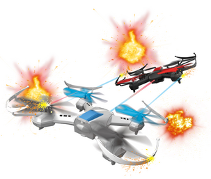 Combat drone, twin pack