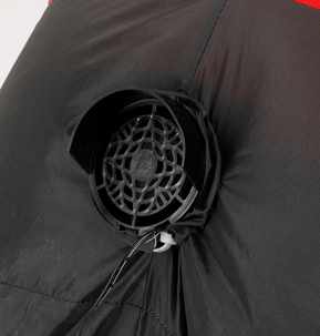 Oppblåsbar julenisse med lys 180 cm