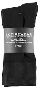 Strumpor svarta, 3-pack