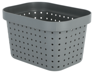 Förvaringskorg Neat grå, återvunnen plast