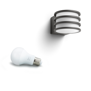 Philips Hue Lucca 17401 vägglampa utomhus, antracit