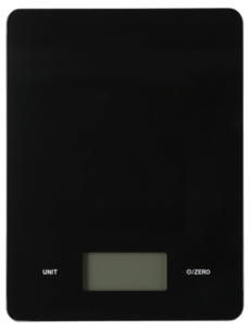 Digital kjøkkenvekt med glassplate, opptil 5 kg