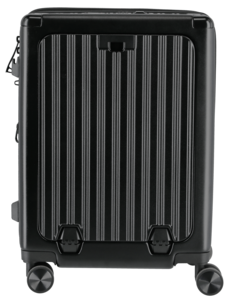 Kabinväska med USB-A, USB-C, 55 x 40 x 23 cm, svart