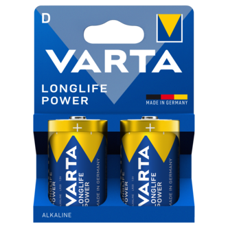 VARTA Longlife Power D / LR20 batteri, 2-pack