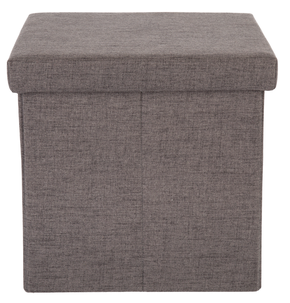 Sittpuff med förvaring, grå