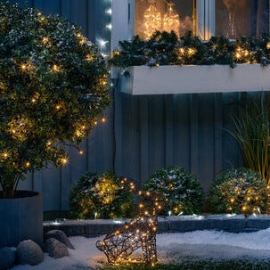 Batteridrivet ljusnät