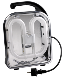 Arbetsbelysning med kompaktlysrör