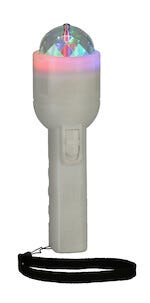 Ficklampa med discoeffekt