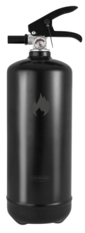 Houseguard liten brandsläckare 2 kg, svart / vit