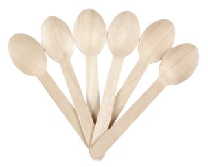 Kertakäyttöaterimet bambu, 18 kpl