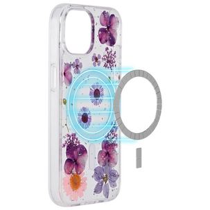 Anmiki mobildeksel Flower for iPhone 17e / 16e / 15 / 14 / 13