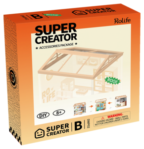 Rolife DIY Super Creator B DWP02 glastak för diorama