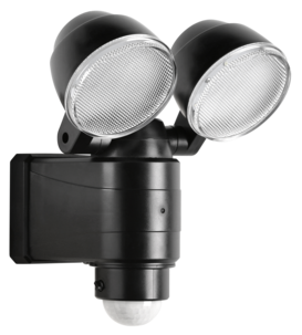 Batteridrevet vegglampe med bevegelsessensor LED