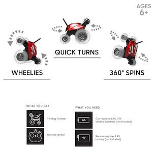 Sharper Image Thunder Tumbler radiostyrd bil, från 6 år