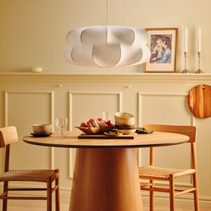 Molly taklampe tekstilskjerm E27 hvit 63 cm, Northlight