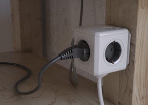 PowerCube Extended USB-C och USB-A grenuttag