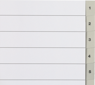 Pärmregister 1–12 A4, papper