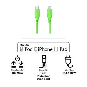 USB-C- til Lightning-ladekabel til iPhone, 1 m