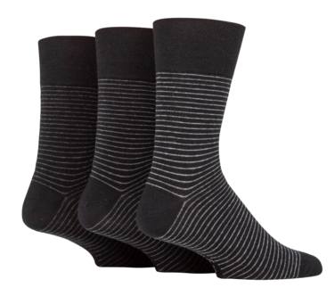 SockShop Gentle Grip herr strumpor. 39-45, 3-pack
