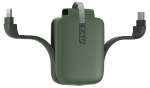 Rolling Square Tau powerbank, nyckelring, 1400 mAh