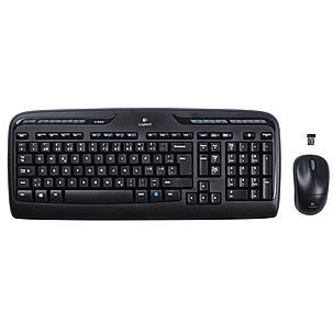 Logitech MK330, trådløst tastatur og mus 