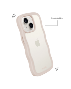 Holdit Wavy Case iPhone 17e, 16e, 15, 14, 13 mobilskal