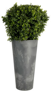 Blomsterpotte med betongeffekt, grå, 57 cm 