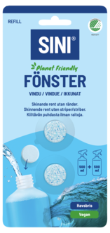 Sini Täyttöpakkaus ikkunanpuhdistukseen, 2 kpl