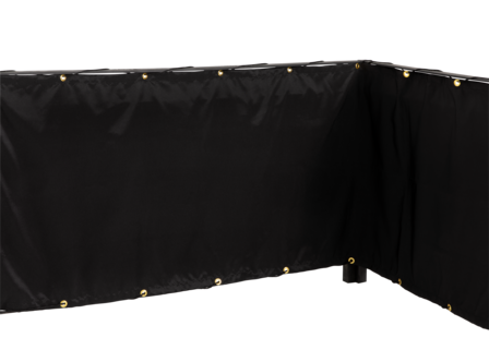 Balkongskjerming 240 x 80 cm, tekstil