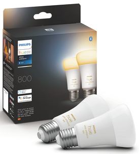 Philips Hue White Ambiance LED-pære E27, 2-pk