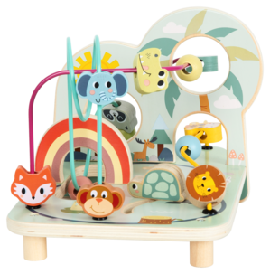 Aktiviteettilelu, jossa eläinhahmoja, yli 2-vuotiaille