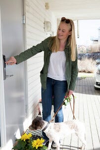 Yale Doorman Classic Home sølv, elektrisk dørlås
