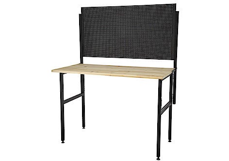 Arbeidsbenk og verktøytavle