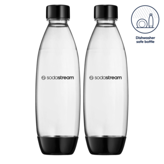 SodaStream Fuse-flaske, oppvaskmaskinsikker 1 l, 2-pakning