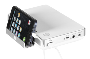 Bluetooth-kaiutin ja latausasema