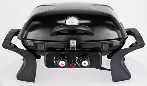 Portabel gasolgrill, 2 brännare