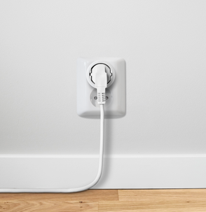 Deltaco SH-P01 smart plug wifi 10A innendørs, hvit