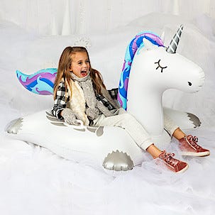 Snow tube Unicorn