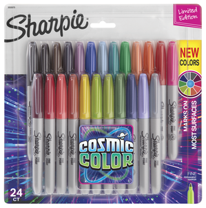 Tuschpennor Sharpie Cosmic Fine, 24-pack