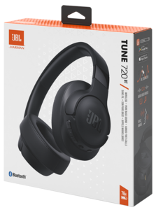 JBL Tune 720 BT, hopfällbara trådlösa over ear hörlurar