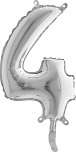 Sifferballong silver