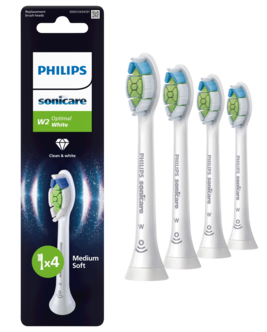 Philips Sonicare W2 Optimal White borsthuvud, 4-pack